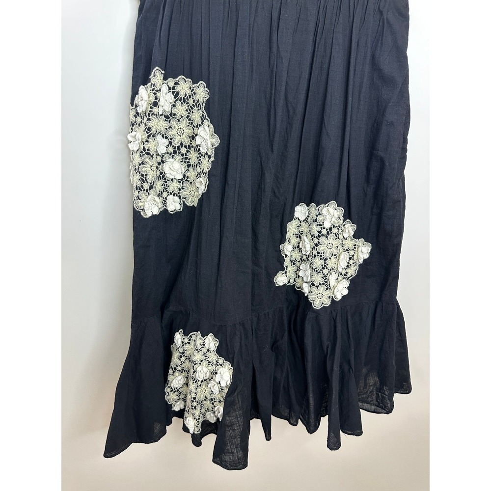 Anthropologie Floreat Dandelion Wish Dress Size 8 Lined Cotton Pockets *Flawed - Picture 4 of 16